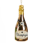 Стеклянная елочная игрушка Бутылка Шампанского - Petit Meslier 14 см