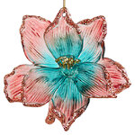 Елочная игрушка Пуансеттия Мисти - Tropical Romance 10 см