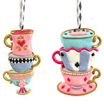 Набор елочных игрушек Чаепитие Алисы - Magique de Alice 2 шт