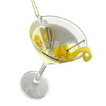 Стеклянная елочная игрушка Бокал с Коктейлем - Royal Vesper