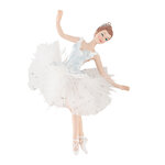 Елочная игрушка Балерина Одетта - Swan Lake Ballet 14 см, подвеска