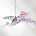 Елочная игрушка Птица - Pelargonium Irida 14 см, подвеска