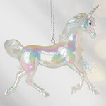 Елочная игрушка Единорог Аметист - Precioze Opale 10 см